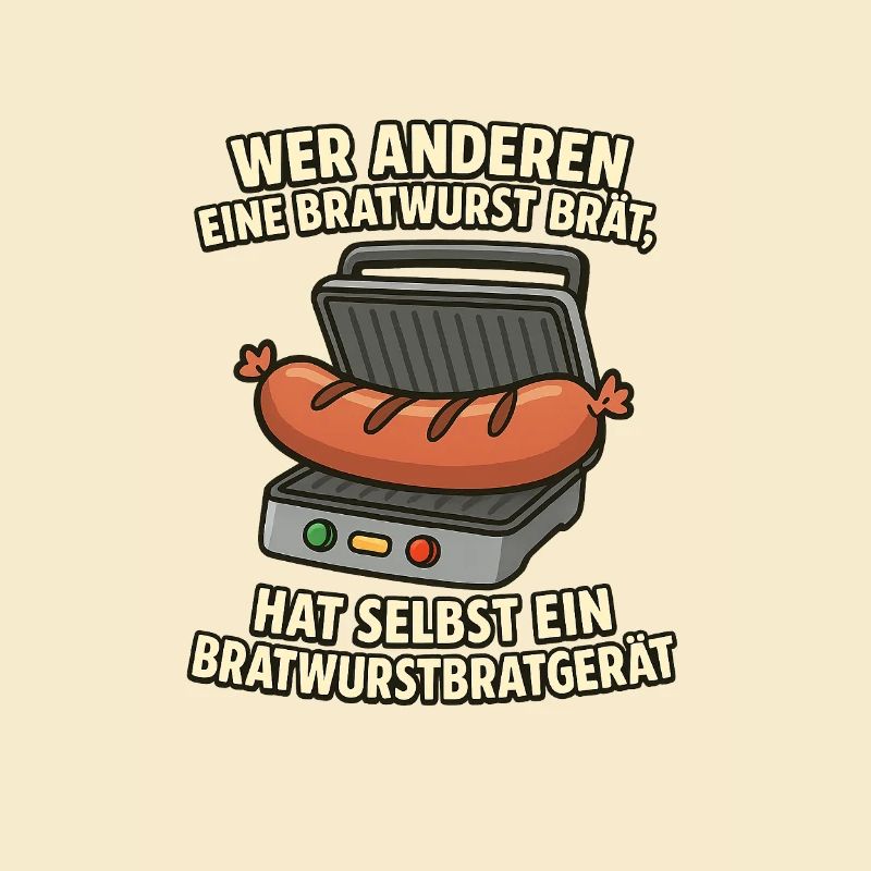 Bratwurst Bratgeräte Spruch