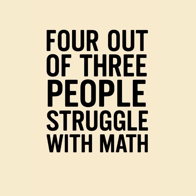 Humorous math topic for everyday life