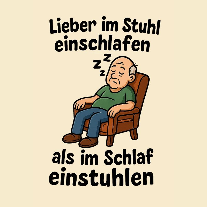 Stuhl einschlafen einstuhlen