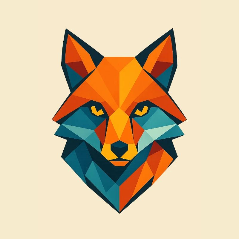 Renard | Tête de renard Impression / Impression / Design