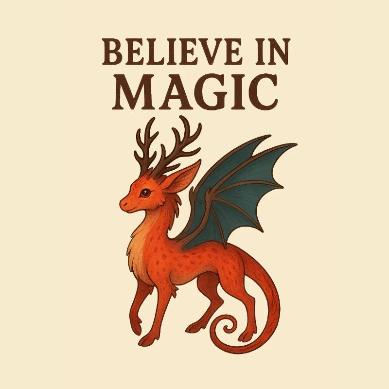 Believe in Magic Drache