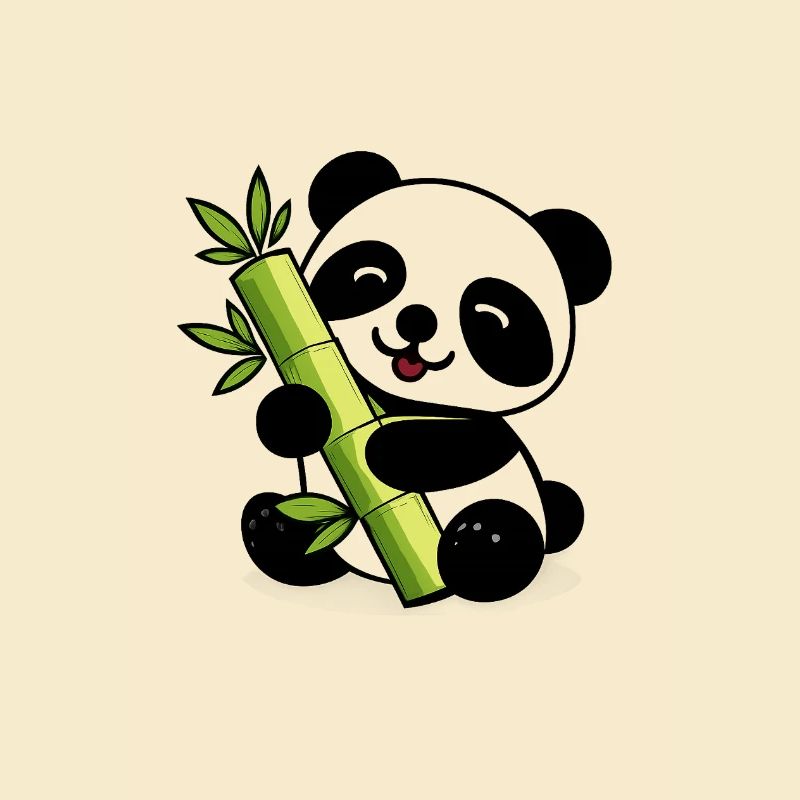 Panda Bamboo Soft Lime