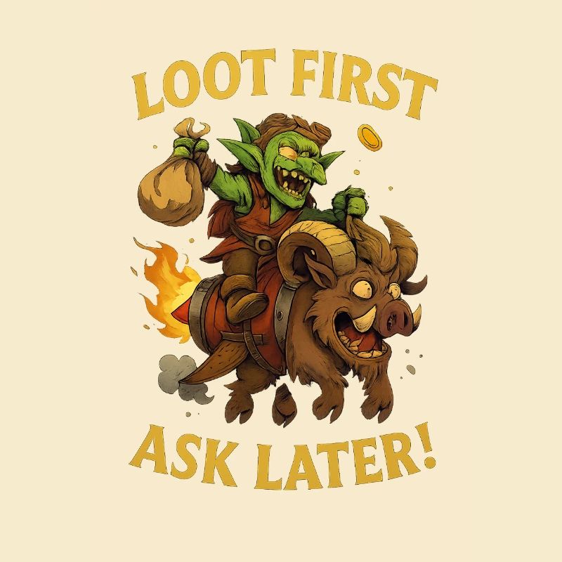 Loot First, Ask Later