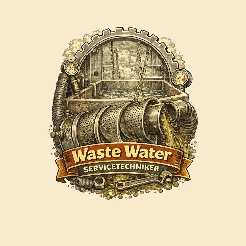 Waste Water Service-Techniker Steampunk