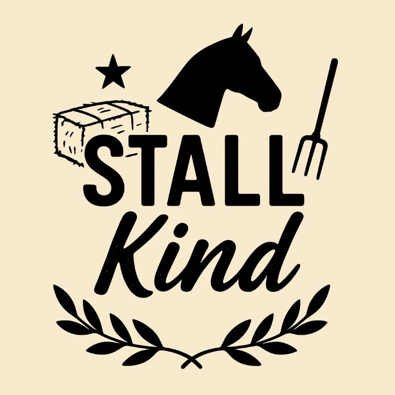 Stable Enfant, Cheval, Drôle