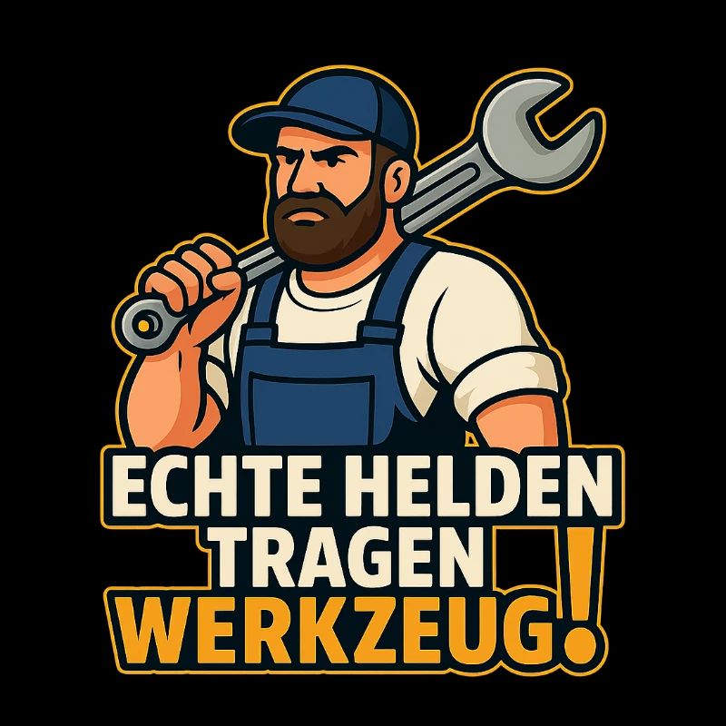 Echte Helden Tragen Werkzeug