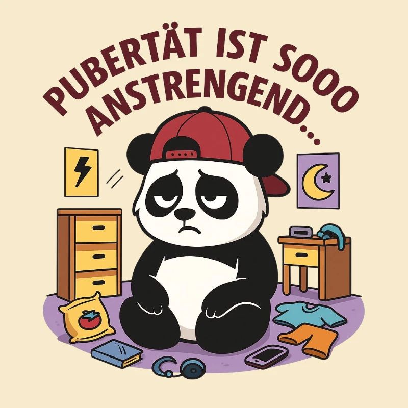 Puberty is so exhausting Panda