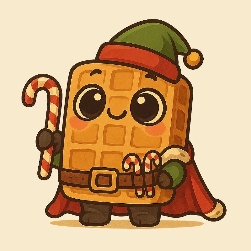 Weihnachts Waffel