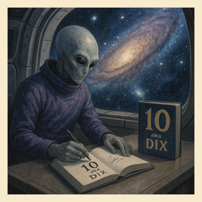 Alien Ecrivain Cosmos