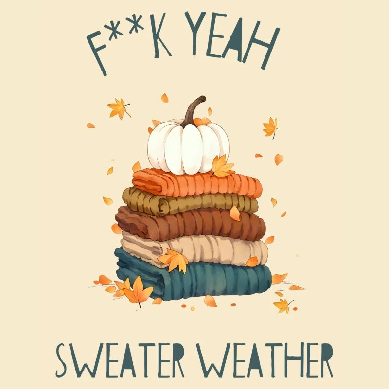 Herbstlicher Pulloverstapel