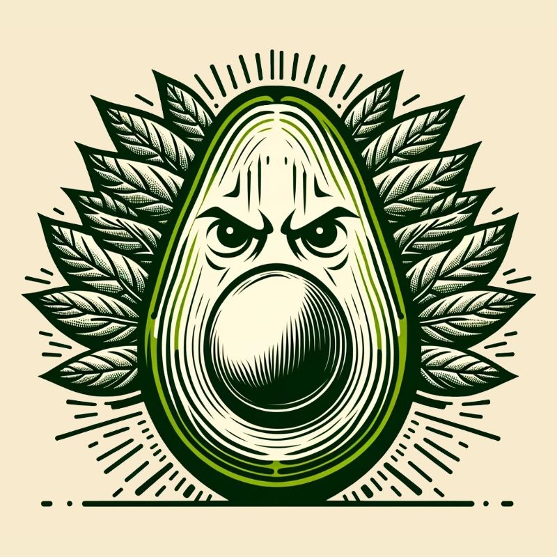 Avocado Warrior Face