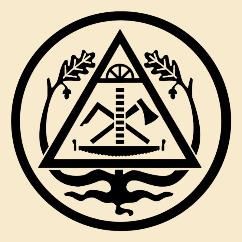 Zimmerer Zunftzeichen – traditionelles Wappen