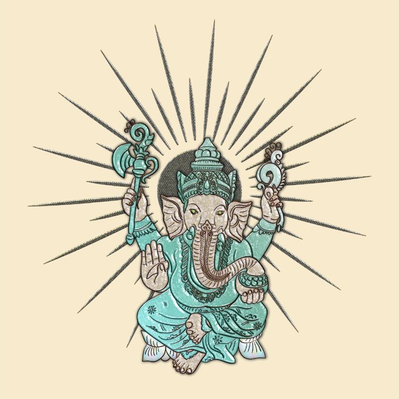 Indian elephant Ganesha.