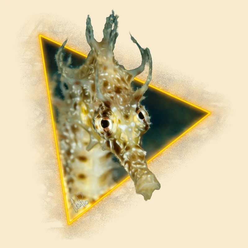 Hippocampe dans un triangle