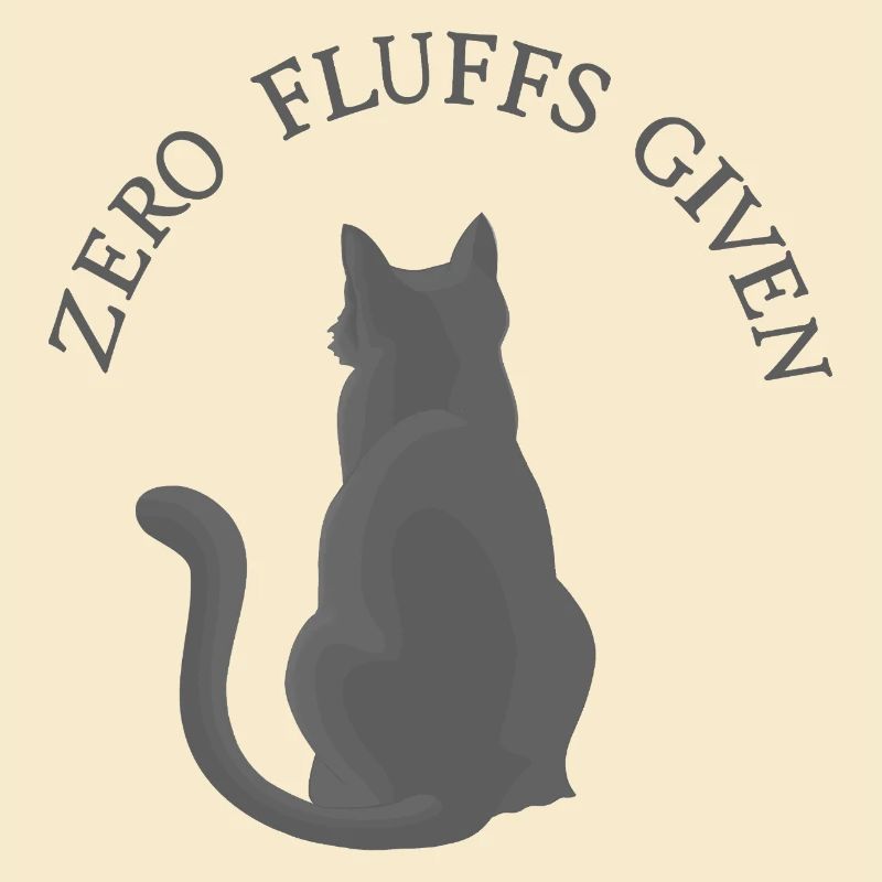 Zero Fluffs Given – Cat from behind with attitude