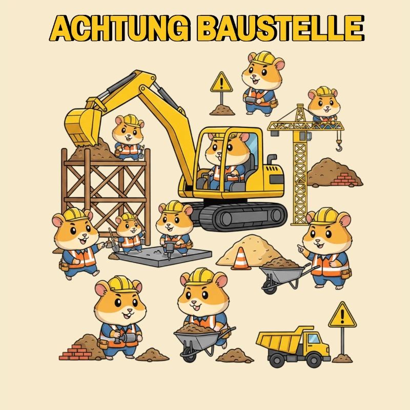 Hamster Baustelle