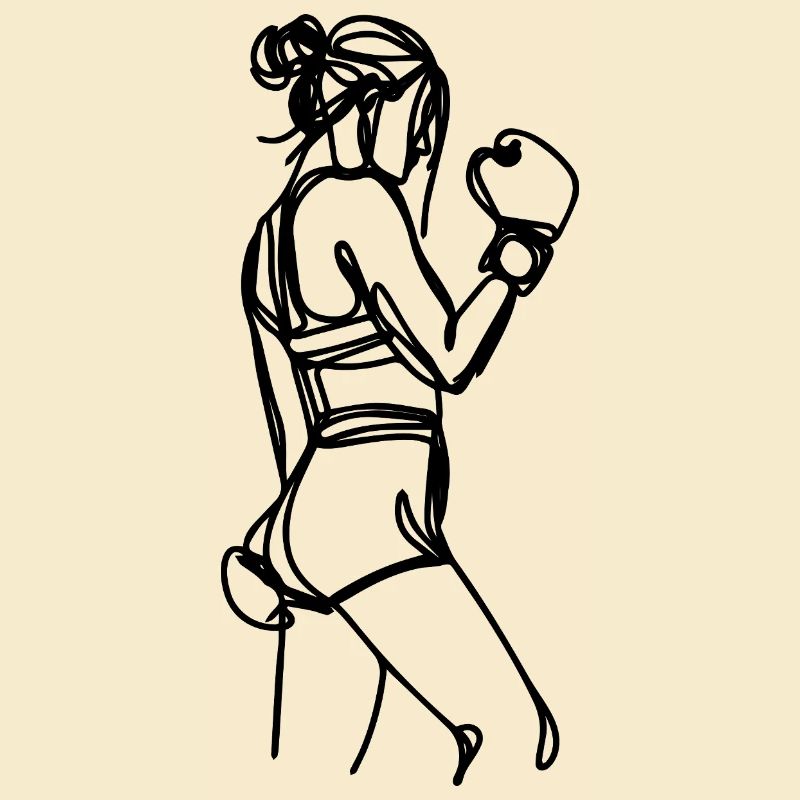 Sketch de la Boxeuse