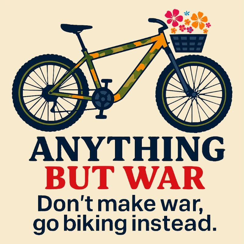 Anything But War - Go Biking Instead