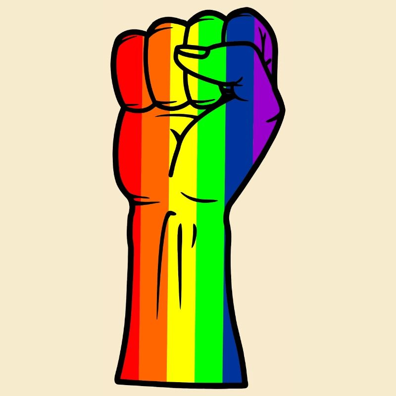 Regenbogen-Handfaust