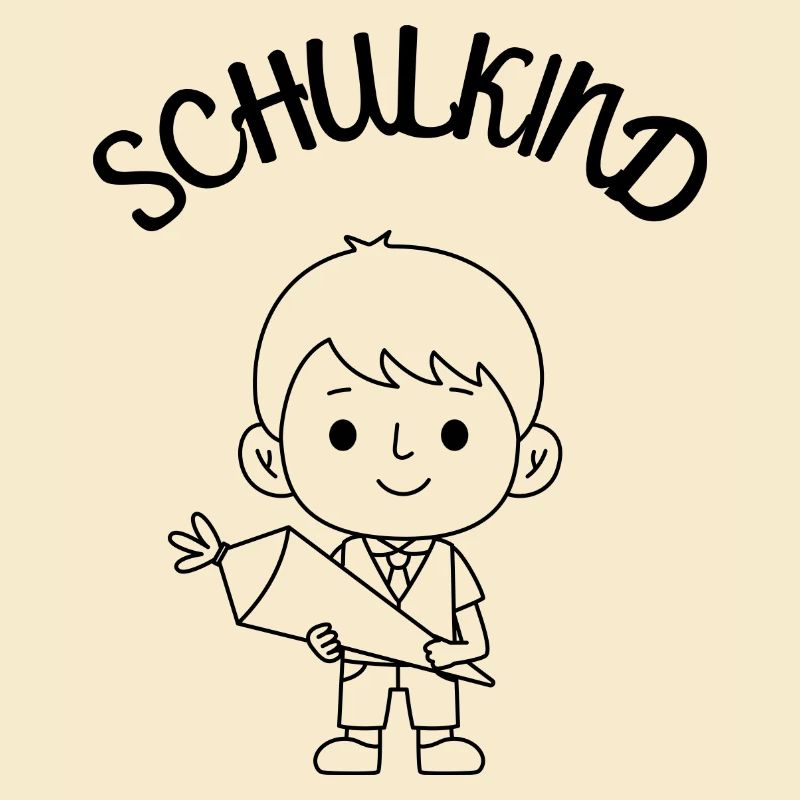 Schulkind Junge Schulstart Einschulung