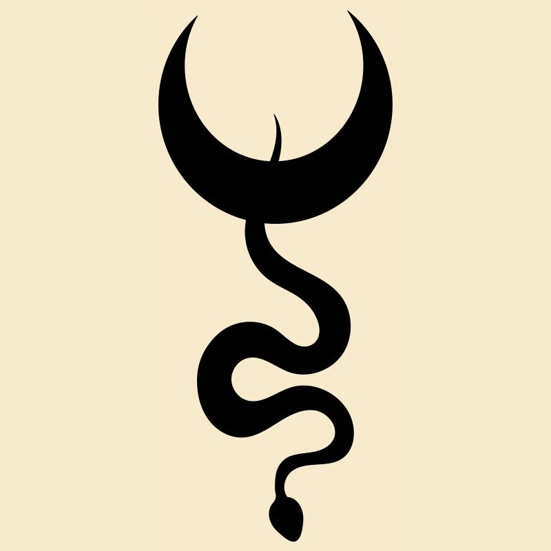 Lune avec serpent