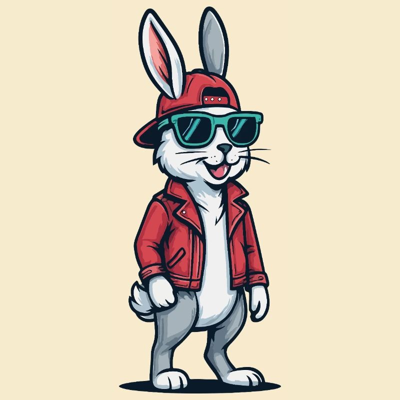 Lapin de rue cool