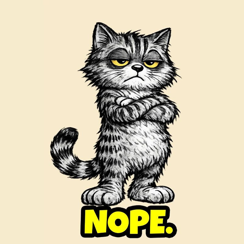 Nope. – Grumpy Katze (Chef Vibes)