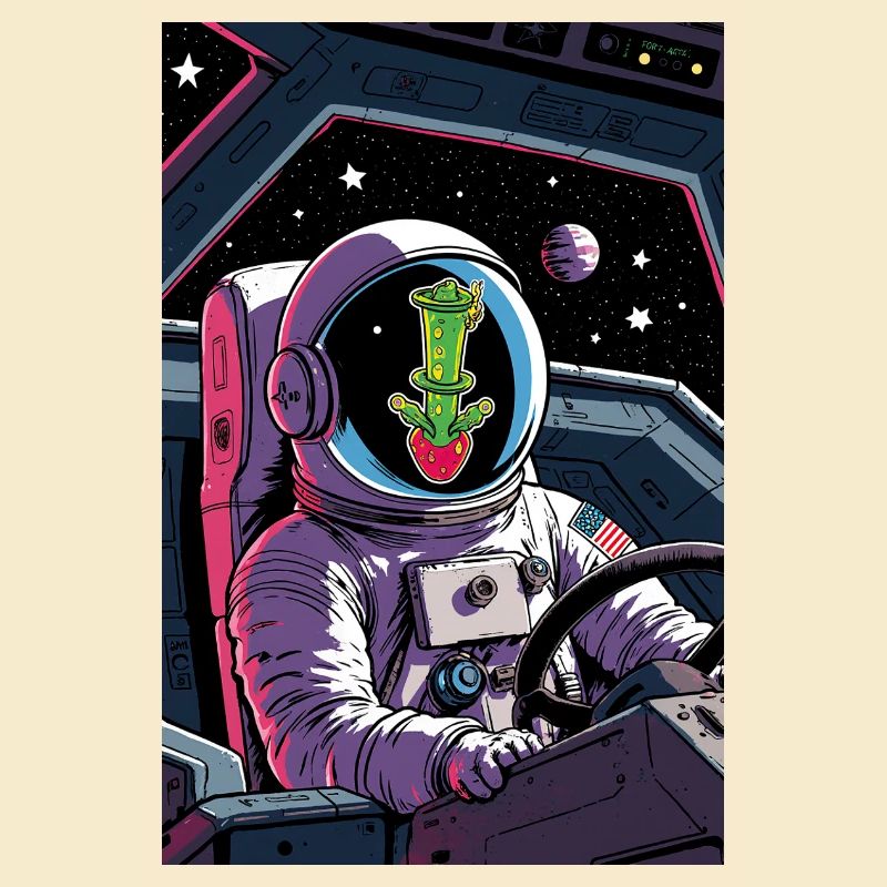 Cactus Alien dans l’espace