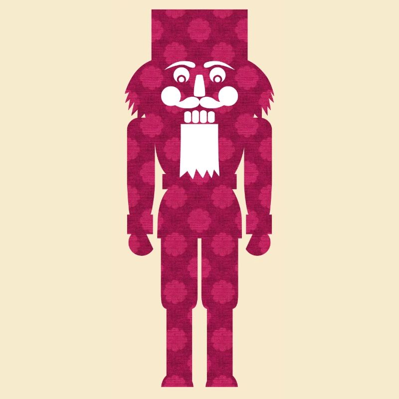 Nutcracker Christmas Decoration Texture Pattern