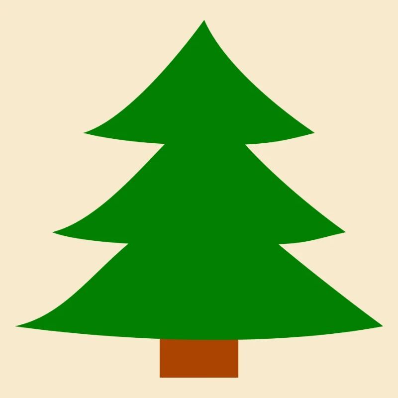 Weihnachtsbaum Silhouette