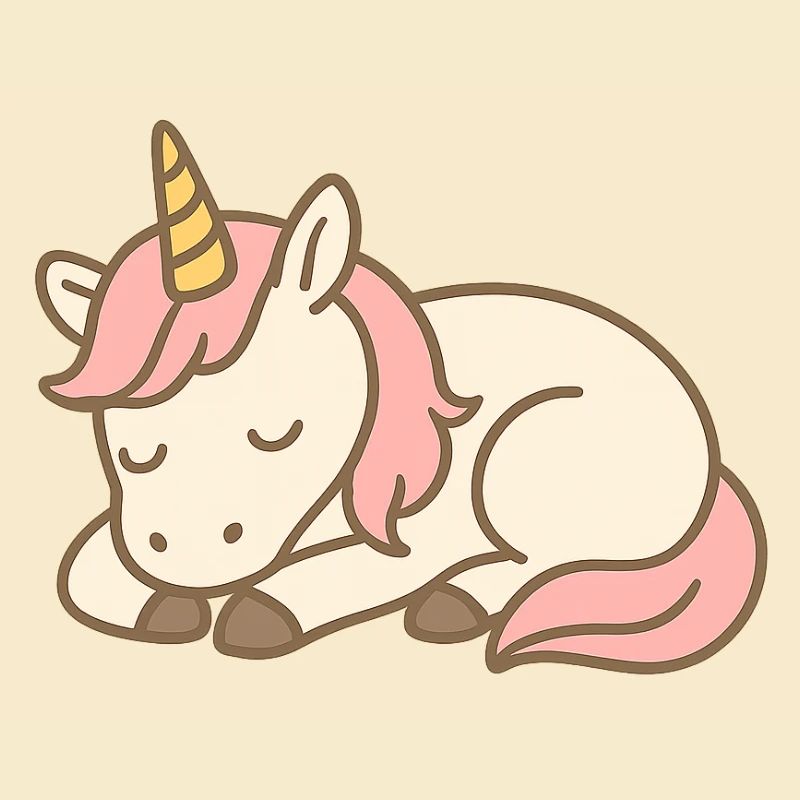 Schlafendes Einhorn