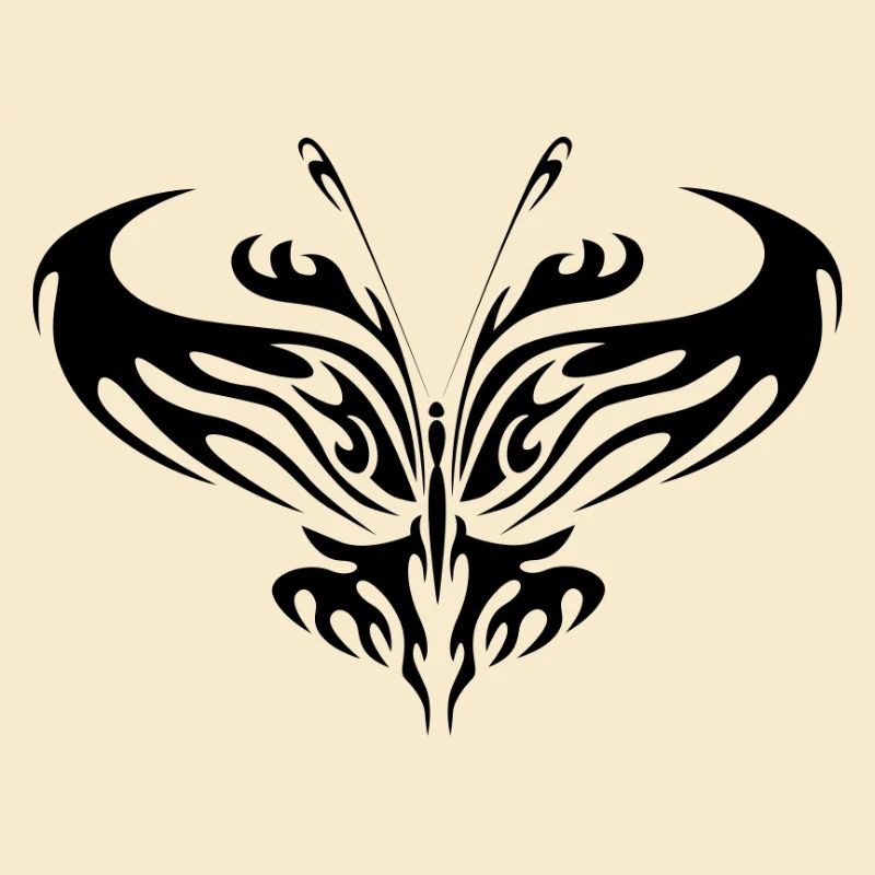 Schwarzer Schmetterling