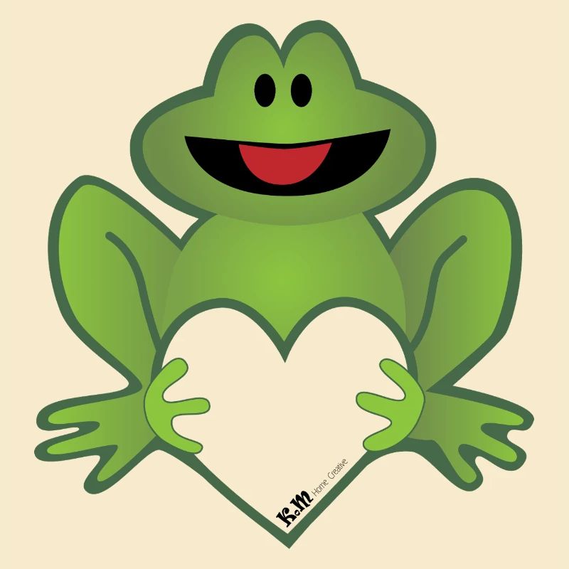 Frog with hart