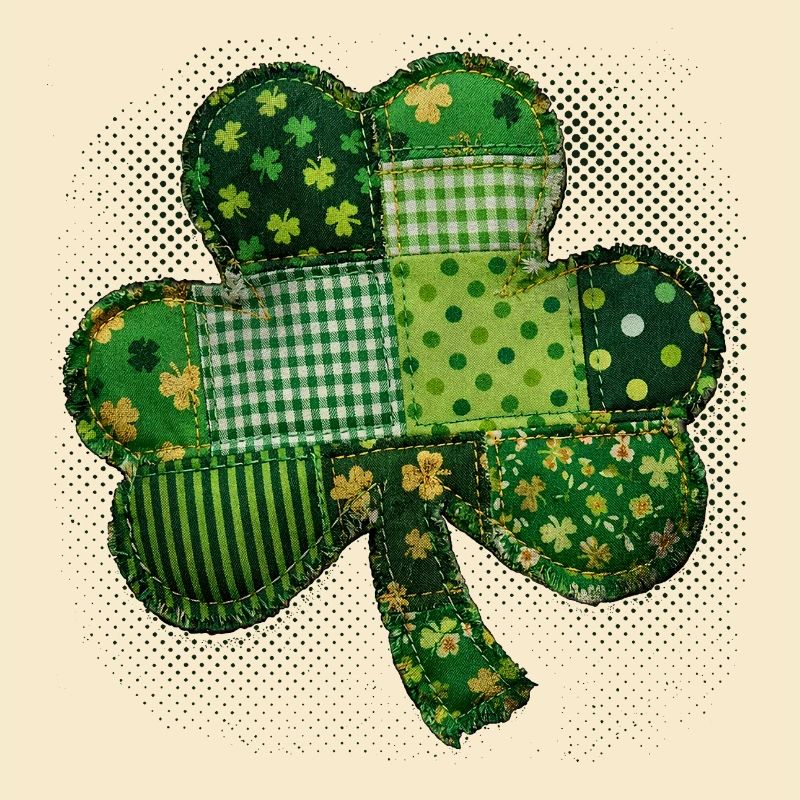 Kleeblatt – Vintage Patchwork St. Patrick’s