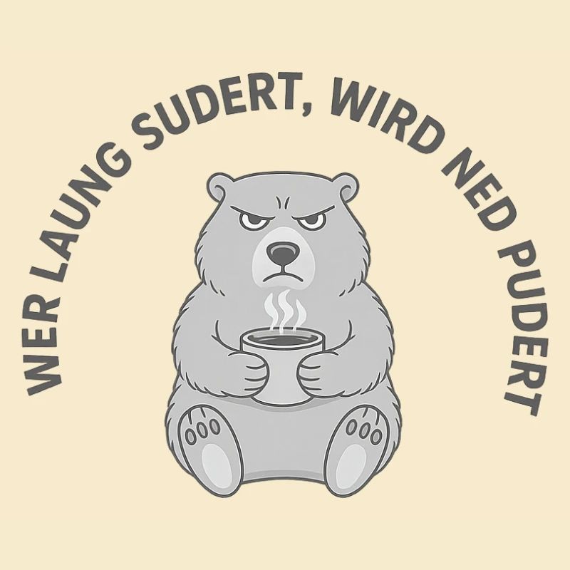 Wer laung sudert, wird ned pudert – Grumpy Coffee