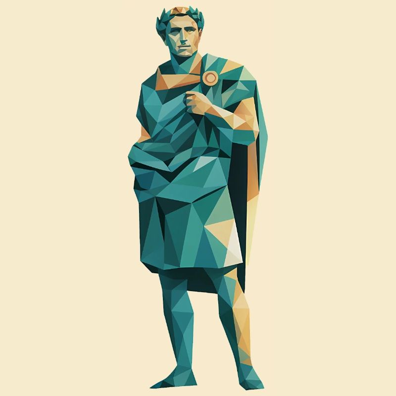 Caesar - Cool History Logo