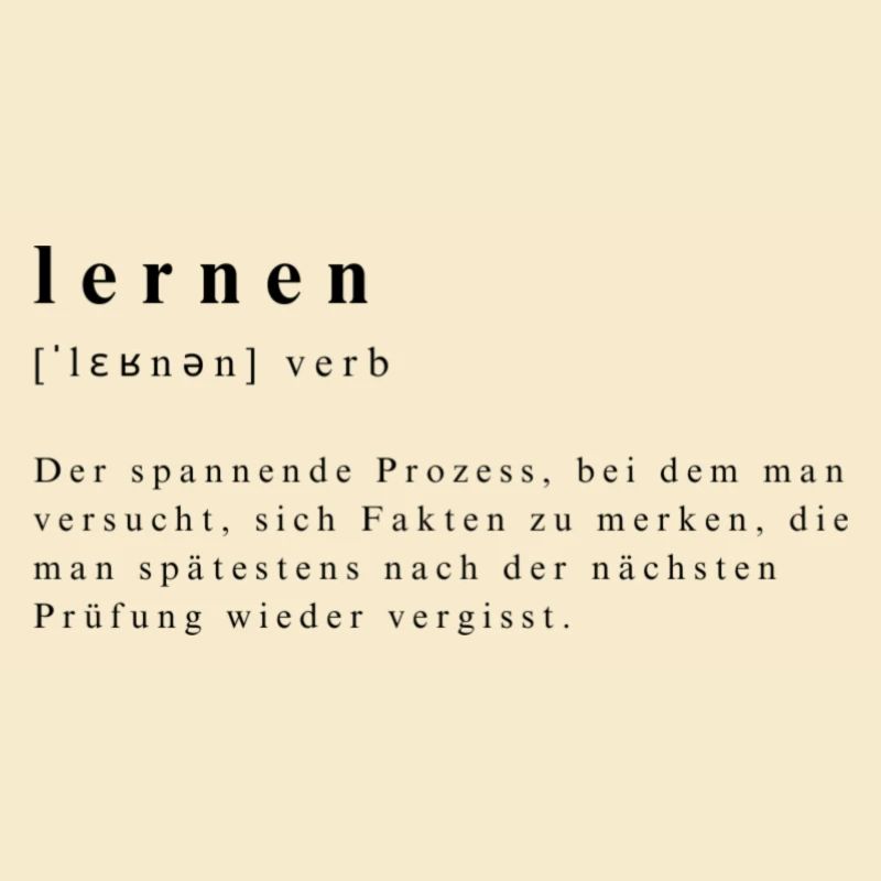 Learning - Verb - Definition - Phonetic Transcription