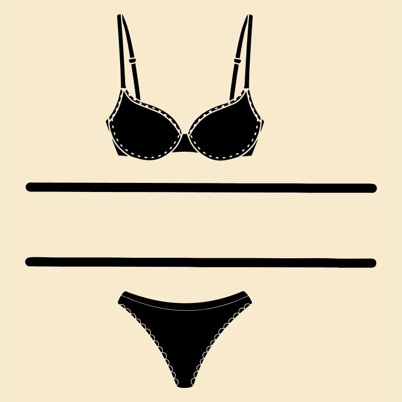 Dessous-Logo für Laden- oder Marktstandverkäufer