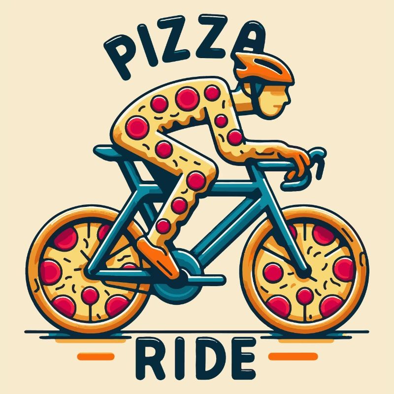 Pizza Lover Bicycle Design