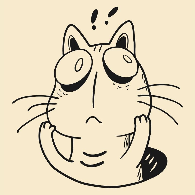 Anxious Cat – Funny Overthinking Kitty