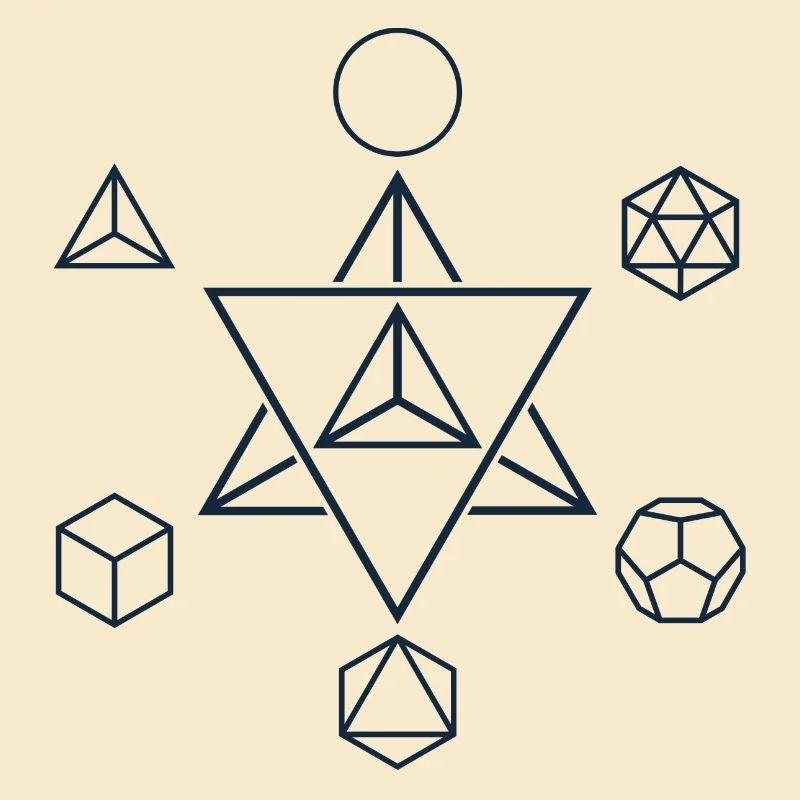 Merkaba und die Platonischen Körper, Heilige Geometrie