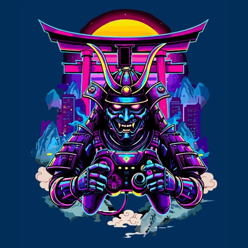 Samurai Mask gaming controller Sythwave gaming