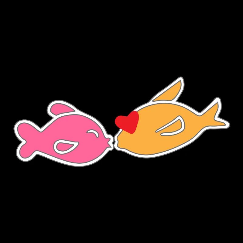 Kissing fish