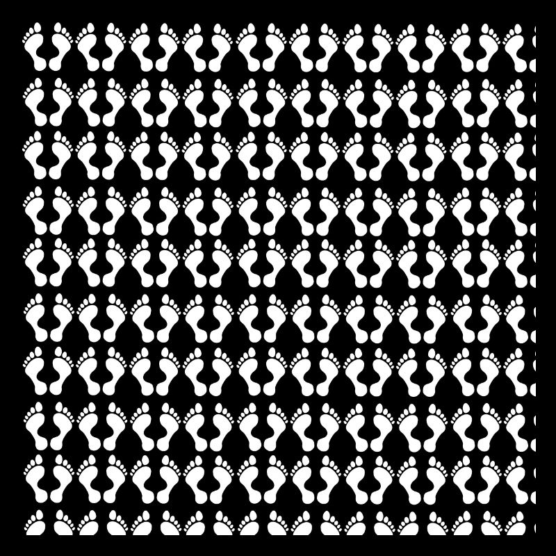 customized, feet pattern