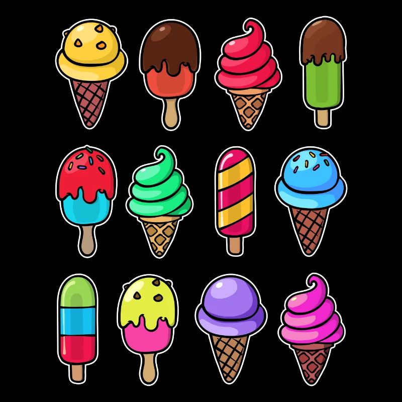 Glace Crème Glacée Snacking Summer Sun Vacation Chilling
