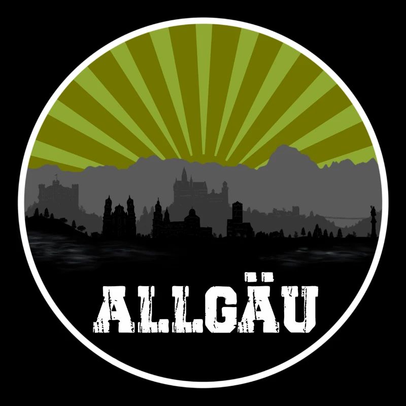 Allgäu Retro Skyline