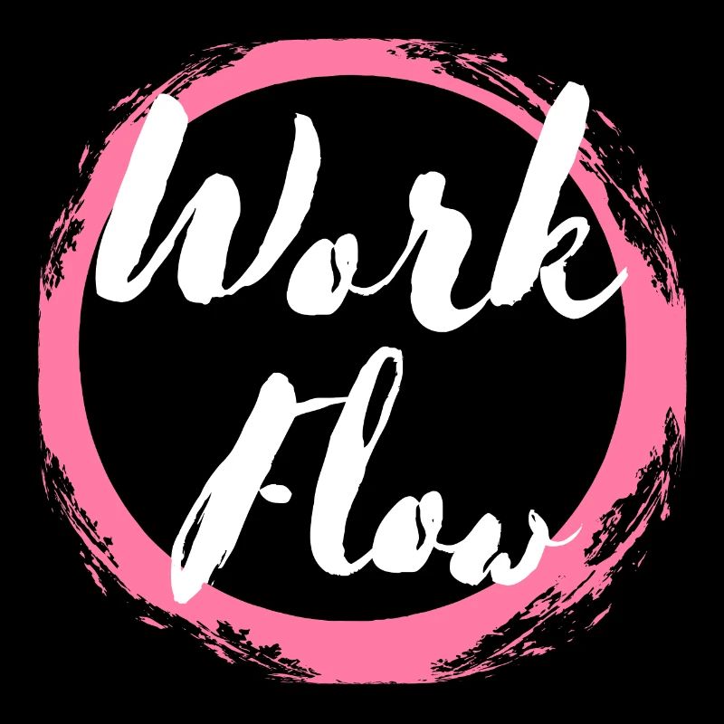 Work Flow Productivity Focus Motivation Shirt