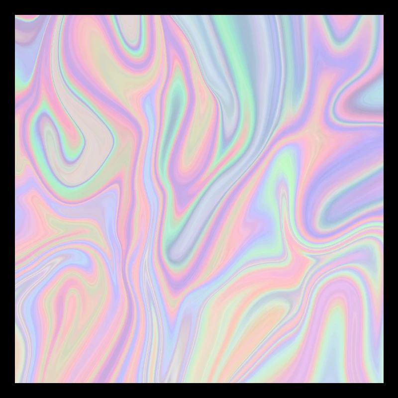 Iridescent Abstract Liquid Pastel Pattern