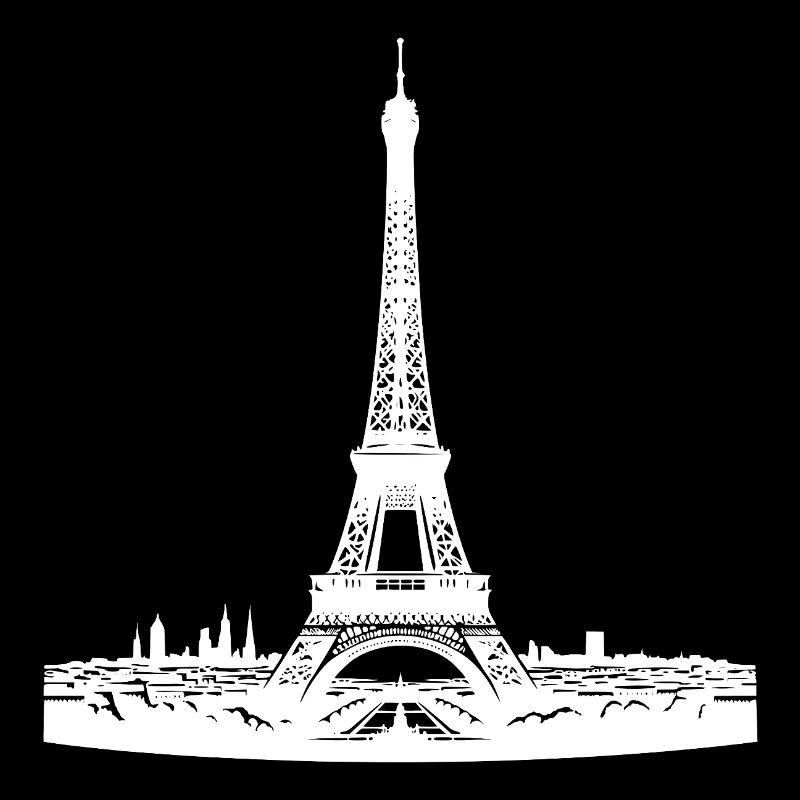 Französischer Blickfang Eiffelturm typisch Paris