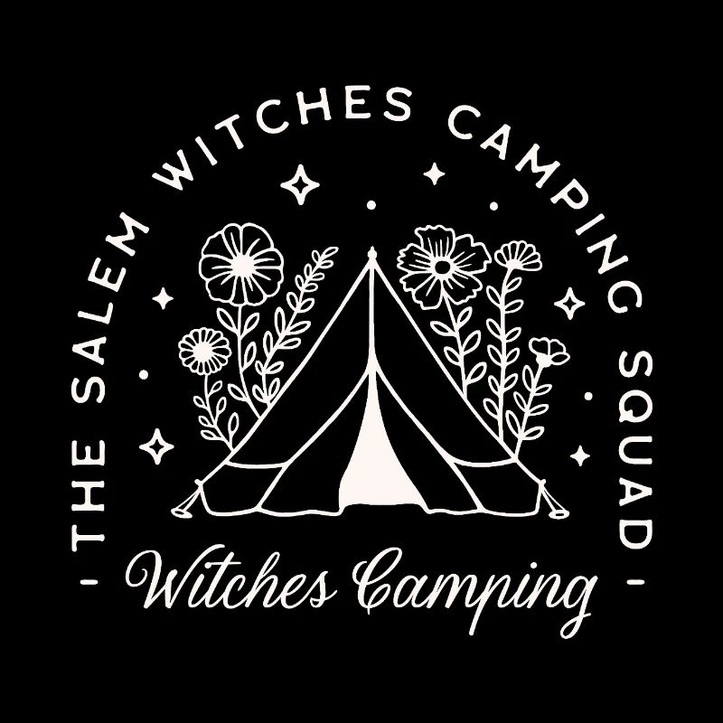 Sorcières campant groupe de camp d’été de sorcières
